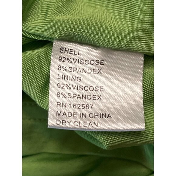 Atlein Collective One Shoulder Dress in Green XLarge Womens Jersey Mini - Picture 9 of 12